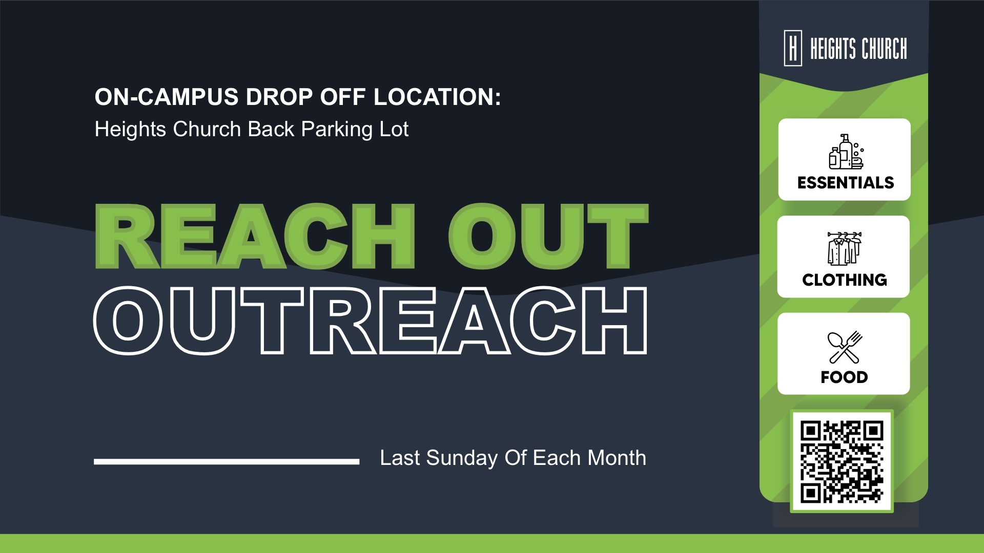 Promotional graphic for Life Groups at Heights Church. Background design includes a group holding hands with their heads bowed and eyes closed holding hands, with Bibles in front of them. Event details read: "Life Group Facilitator Training."