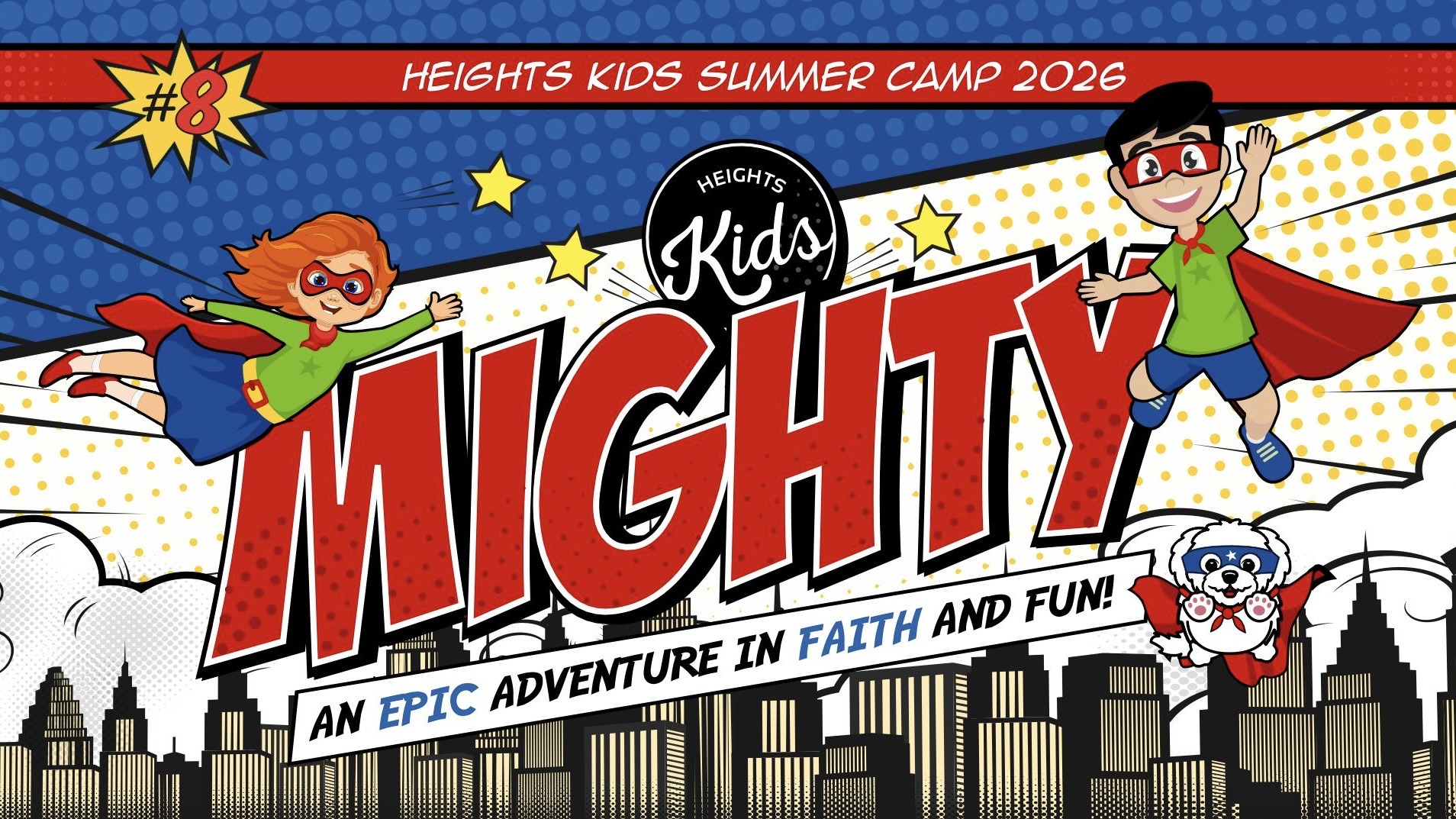 Promotional graphic for Life Groups at Heights Church. Background design includes a group holding hands with their heads bowed and eyes closed holding hands, with Bibles in front of them. Event details read: "Life Group Facilitator Training."