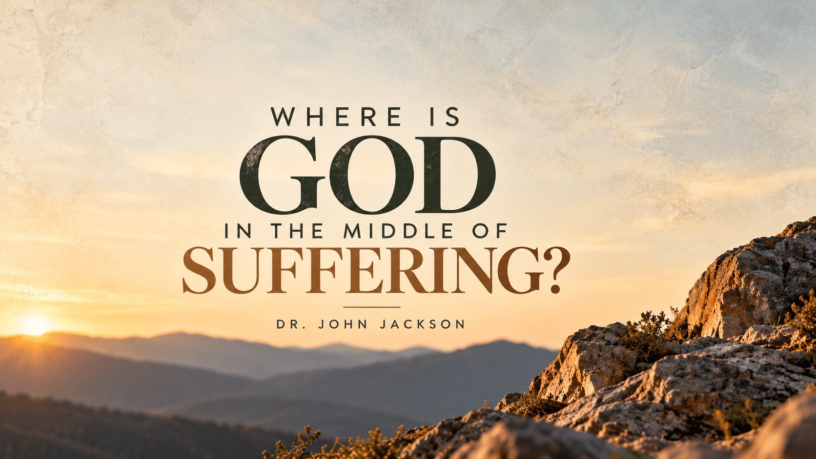 Where Is God in Suffering_
